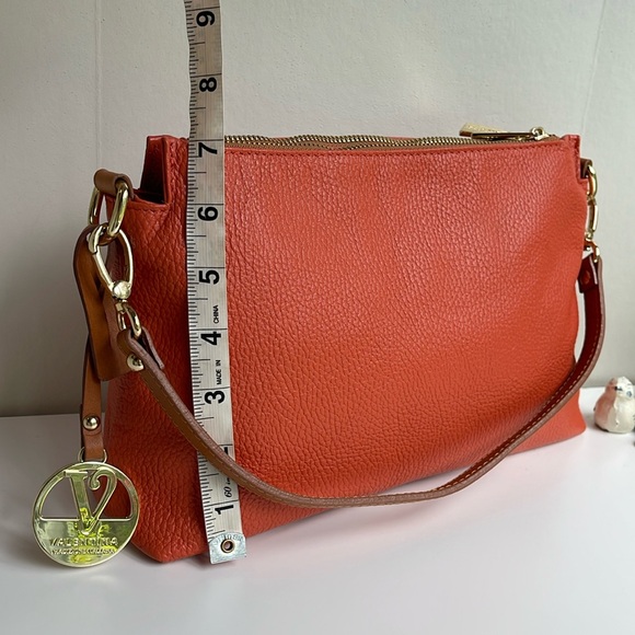 Valentina Triple Entry Genuine Leather Shoulder Crossbody Bag - Picture 15 of 16